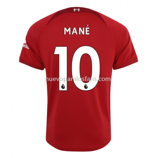 Camiseta de Fútbol Liverpool Mane 10 Casa 2022-2023 Manga Corta