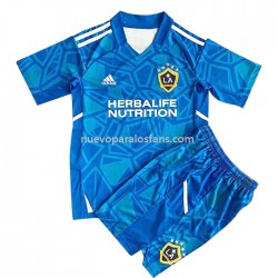 Camiseta de Fútbol Los Angeles Galaxy Portero Niño Exterior 2022-2023 Manga Corta