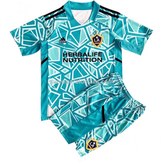 Camiseta de Fútbol Los Angeles Galaxy Portero Niño Casa 2022-2023 Manga Corta
