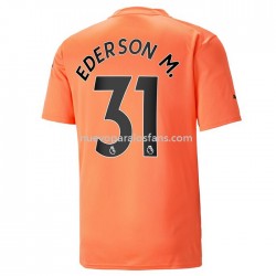 Camiseta de Fútbol Manchester City Ederson M. 31 Portero Tercera 2022-2023 Manga Corta