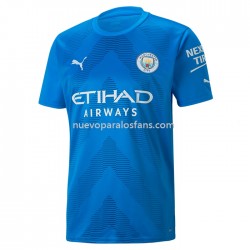 Camiseta de Fútbol Manchester City Portero Exterior 2022-2023 Manga Corta
