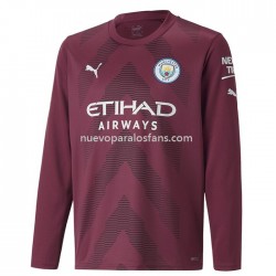 Camiseta de Fútbol Manchester City Portero Casa 2022-2023 Manga Larga