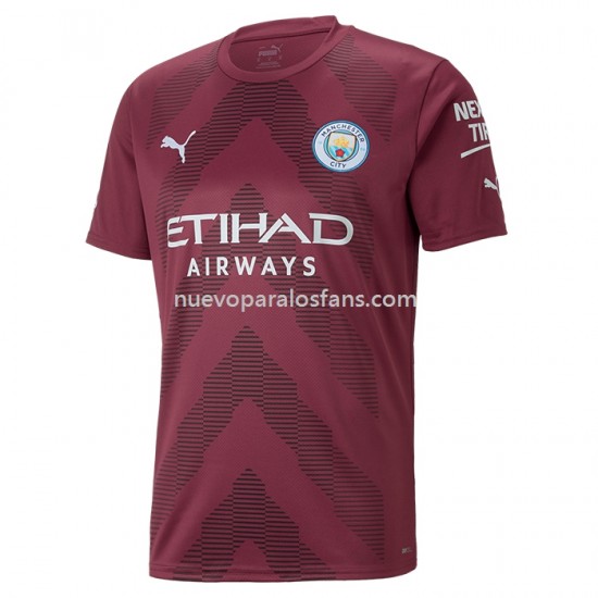 Camiseta de Fútbol Manchester City Portero Casa 2022-2023 Manga Corta