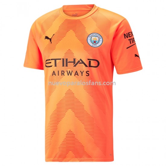 Camiseta de Fútbol Manchester City Portero Tercera 2022-2023 Manga Corta