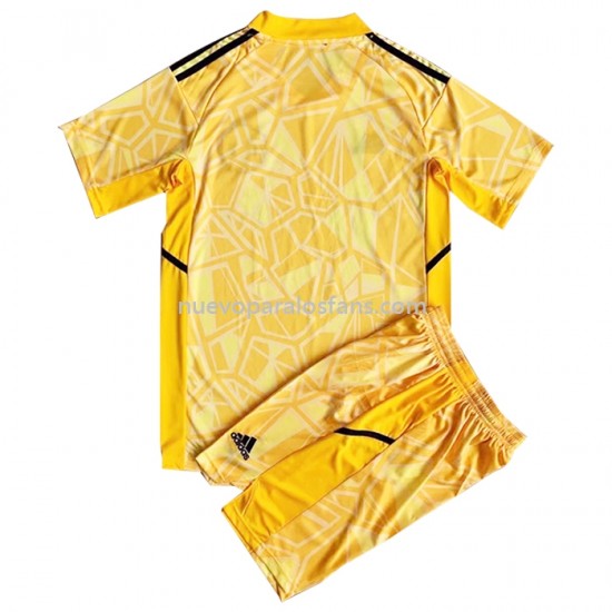 Camiseta de Fútbol Manchester United Portero Niño Casa 2022-2023 Manga Corta