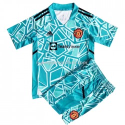 Camiseta de Fútbol Manchester United Portero Niño Tercera 2022-2023 Manga Corta