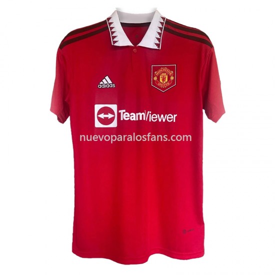 Camiseta de Fútbol Manchester United Casa 2022-2023 Manga Corta