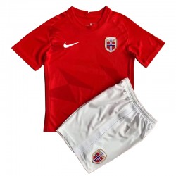 Camiseta de Fútbol Noruega Niño Casa 2022 Manga Corta