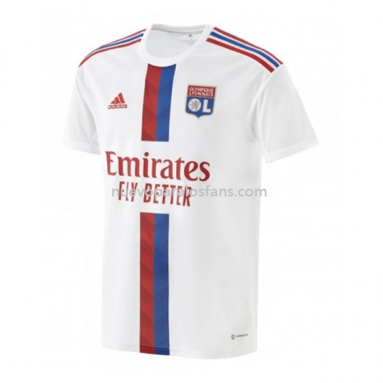 Camiseta de Fútbol Olympique de Lyon Casa 2022-2023 Manga Corta