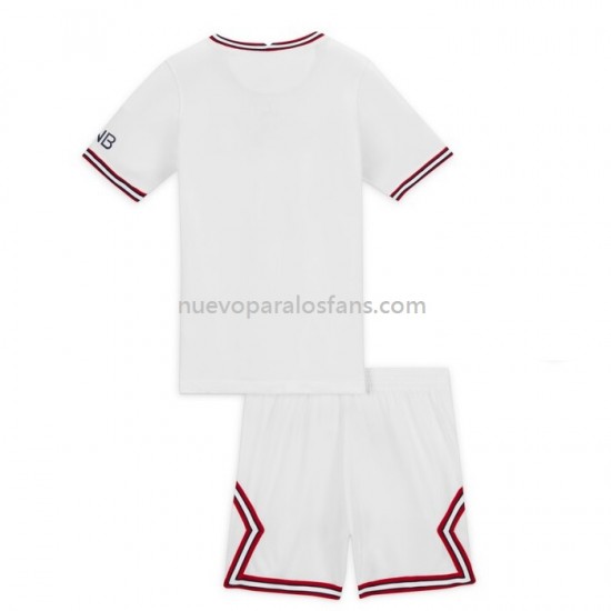 Camiseta de Fútbol Paris Saint-Germain Niño Cuarto 2021-2022 Manga Corta