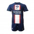 Camiseta de Fútbol Paris Saint-Germain Niño Casa 2022-2023 Manga Corta