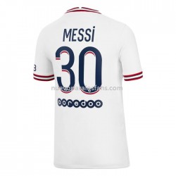 Camiseta de Fútbol Paris Saint-Germain Lionel Messi 30 Cuarto 2021-2022 Manga Corta