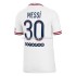Camiseta de Fútbol Paris Saint-Germain Lionel Messi 30 Cuarto 2021-2022 Manga Corta