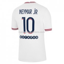 Camiseta de Fútbol Paris Saint-Germain Neymar Jr 10 Cuarto 2021-2022 Manga Corta