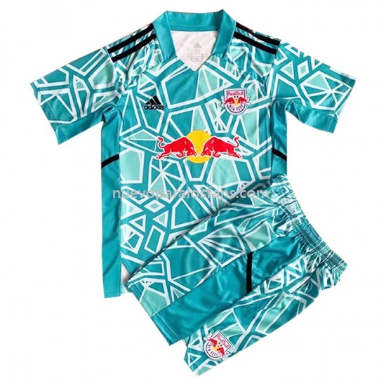 Camiseta de Fútbol RB Leipzig Portero Niño Casa 2022-2023 Manga Corta