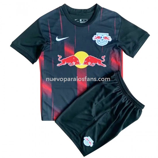 Camiseta de Fútbol RB Leipzig Niño Tercera 2022-2023 Manga Corta