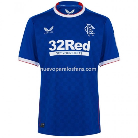 Camiseta de Fútbol Rangers Casa 2022-2023 Manga Corta
