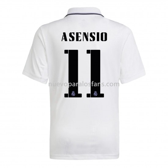 Camiseta de Fútbol Real Madrid Asensio 11 Casa 2022-2023 Manga Corta