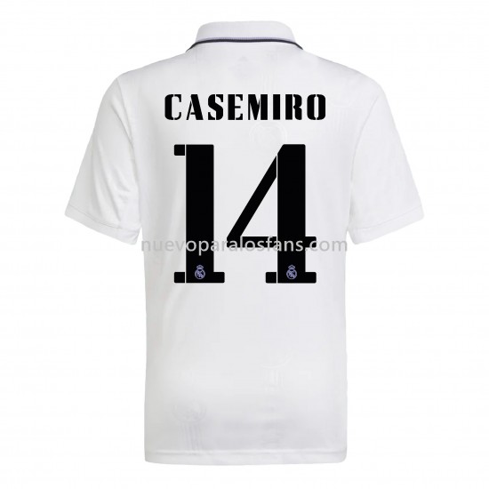 Camiseta de Fútbol Real Madrid Casemiro 14 Casa 2022-2023 Manga Corta