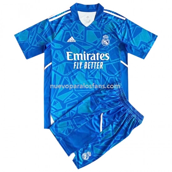 Camiseta de Fútbol Real Madrid Portero Niño Casa 2022-2023 Manga Corta