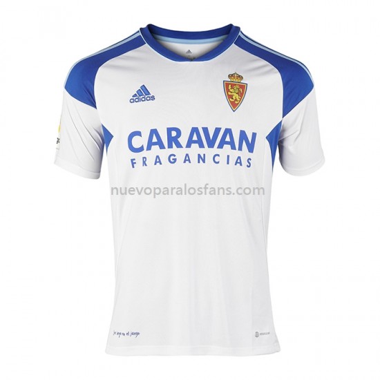 Camiseta de Fútbol Real Zaragoza Casa 2022-2023 Manga Corta