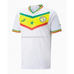 Camiseta de Fútbol Senegal Casa Copa Mundial 2022 Manga Corta