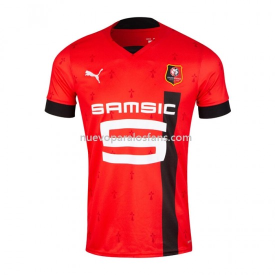 Camiseta de Fútbol Stade Rennais Casa 2022-2023 Manga Corta