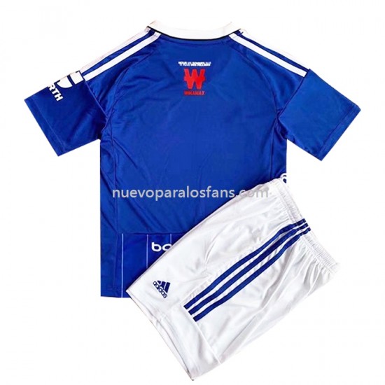 Camiseta de Fútbol Strasbourg Niño Casa 2022-2023 Manga Corta