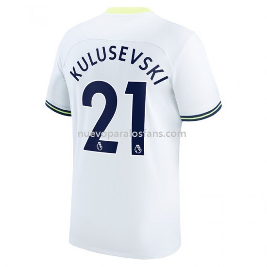 Camiseta de Fútbol Tottenham Hotspur Dejan Kulusevski 21 Casa 2022-2023 Manga Corta