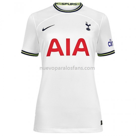 Camiseta de Fútbol Tottenham Hotspur Mujer Casa 2022-2023 Manga Corta