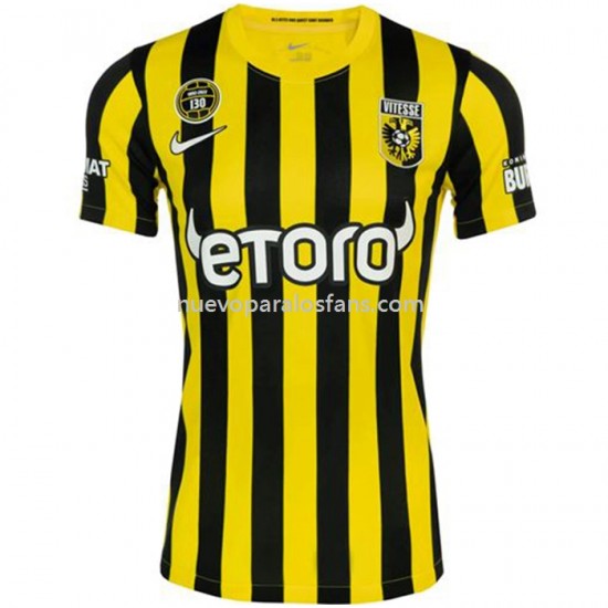 Camiseta de Fútbol Vitesse Casa 2022-2023 Manga Corta
