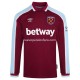 Camiseta de Fútbol West Ham United Casa 2021-2022 Manga Larga