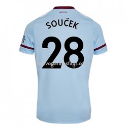 Camiseta de Fútbol West Ham United Tomas Exterior 2021-2022 Manga Corta