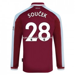 Camiseta de Fútbol West Ham United Tomas Casa 2021-2022 Manga Larga