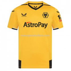 Camiseta de Fútbol Wolverhampton Wanderers Casa 2022-2023 Manga Corta