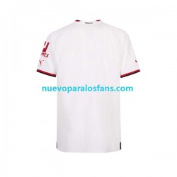 Camiseta de Fútbol AC Milan Hombre Exterior 2022-2023 Manga Corta