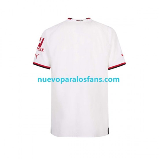 Camiseta de Fútbol AC Milan Hombre Exterior 2022-2023 Manga Corta