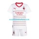 Camiseta de Fútbol AC Milan Niño Exterior 2022-2023 Manga Corta
