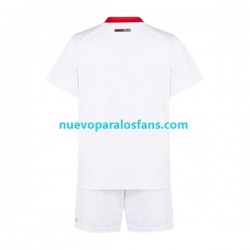 Camiseta de Fútbol AC Milan Niño Exterior 2022-2023 Manga Corta