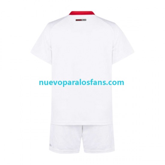 Camiseta de Fútbol AC Milan Niño Exterior 2022-2023 Manga Corta