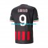 Camiseta de Fútbol AC Milan Olivier Giroud 9 Hombre Casa 2022-2023 Manga Corta