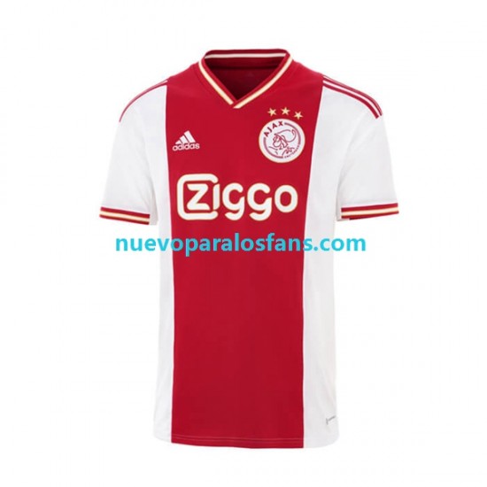 Camiseta de Fútbol AFC Ajax Hombre Casa 2022-2023 Manga Corta