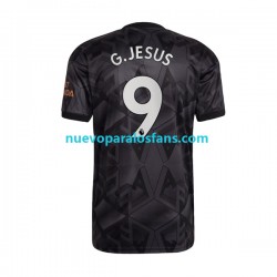 Camiseta de Fútbol Arsenal Gabriel Jesus 9 Hombre Exterior 2022-2023 Manga Corta