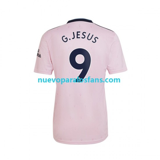 Camiseta de Fútbol Arsenal Gabriel Jesus 9 Hombre Tercera 2022-2023 Manga Corta