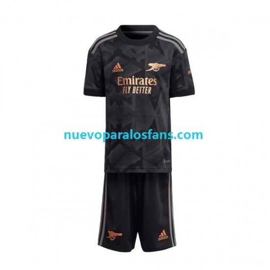 Camiseta de Fútbol Arsenal Niño Exterior 2022-2023 Manga Corta