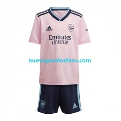 Camiseta de Fútbol Arsenal Niño Tercera 2022-2023 Manga Corta