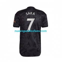 Camiseta de Fútbol Arsenal Saka 7 Hombre Exterior 2022-2023 Manga Corta
