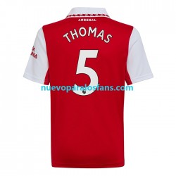 Camiseta de Fútbol Arsenal Thomas Partey 5 Hombre Casa 2022-2023 Manga Corta