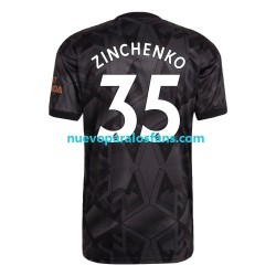 Camiseta de Fútbol Arsenal Zinchenko 35 Hombre Exterior 2022-2023 Manga Corta
