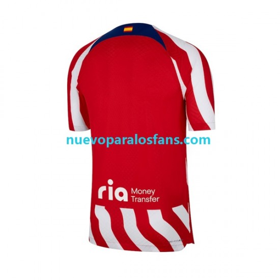 Camiseta de Fútbol Atlético Madrid Hombre Casa 2022-2023 Manga Corta